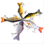 Fish Bait Lure Swimming Colorful Minnow Bass Tackle Fishing Gear Bionic Hard New