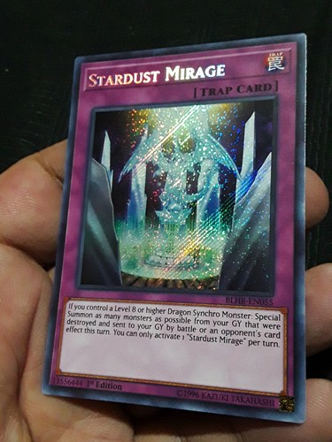 1st EditionYuGiOh BLHR-EN055 Stardust Mirage Secret Rare