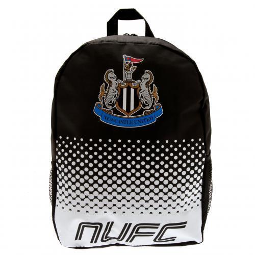Newcastle United Official Crest Junior Nylon Backpack School Bag Junior School 