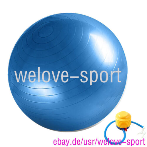 Gymnastikball Yogaball Anti-Burst Sitzball 55cm-75cm Fitnessball mit Ball Pumpe