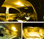 10X T10 YELLOW 194 168 1W 5SMD LED No Error Canbus Side Lamp Wedge Light Bulb