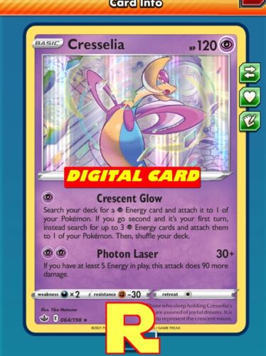 ptcgo in Game Card - Pokemon TCG Online Crescent Glow Cresselia
