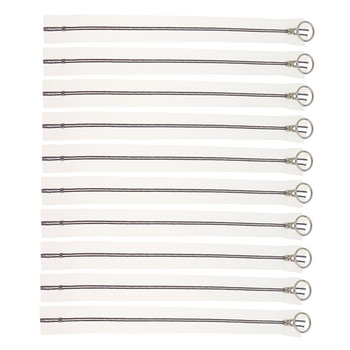 10pcs 3# Nylon Dress Zippers Transparent 25cm Length Close End Zip Purple