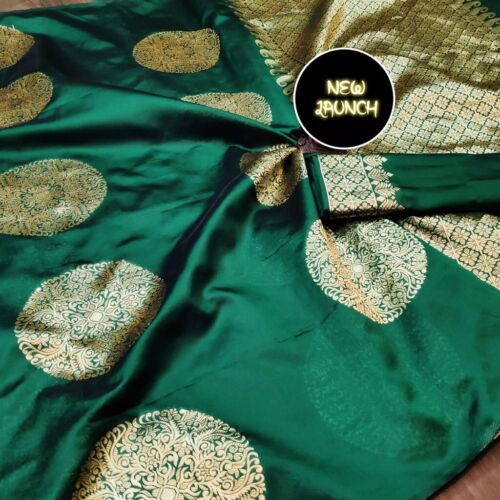 Saree Silk Cotton Indian Sari Designer Bollywood Pakistani Wear Party New Fancy 