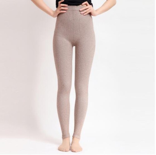 U-Healthy Winter 97/% cashmere wool women/'s leggings,snug pants black,grey,beige
