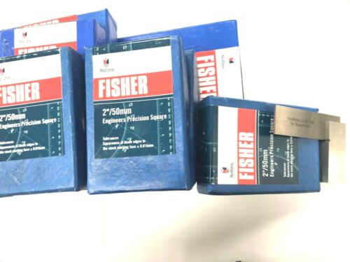 FISHER  ENGINEERS PRECISION STEEL SQUARE  2"/50mm,3"/75mm,4"/100mm 6" /150mm 