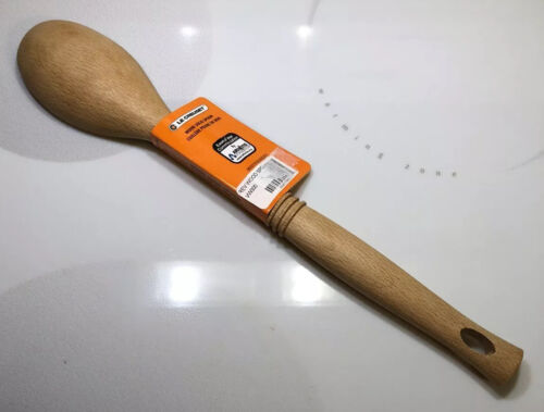 Revolution Wood Solid Spoon LE CREUSET 12.75" Long Beechwood Wooden Utensil 