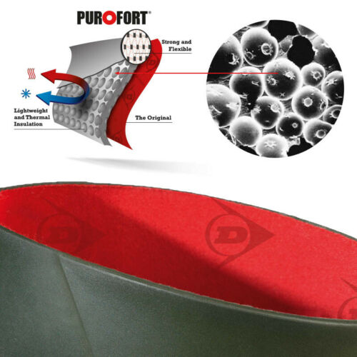 Dunlop Purofort FoodPro Multigrip Green Safety Wellingtons 