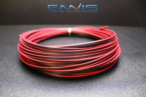 22 GAUGE 50 FT RED BLACK ZIP WIRE AWG CABLE POWER GROUND STRANDED COPPER CLAD EE