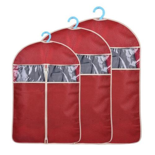 Wardrobe Clothing Hanging Dust Cover Garment Storage Bag Breathable  Damp-proof