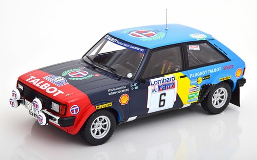 1:18 Ixo Talbot Sunbeam Lotus #6 RaC Rally Blomqvist//Cederberg 1982