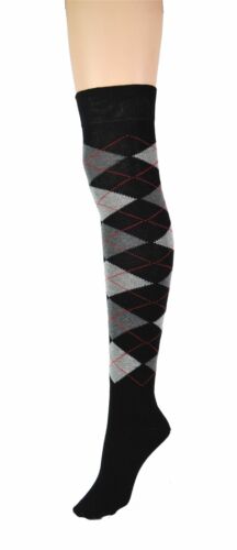 Details about  / Socks Over The Knee Argyle Diamond Size 4-6 UK For Women Lot
