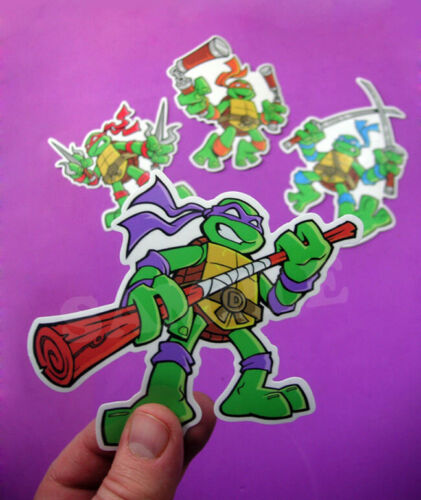 Ninja Turtles Vinyl Sticker TMNT Mikey Donatello Leo Raph Shredder Laptop Decal