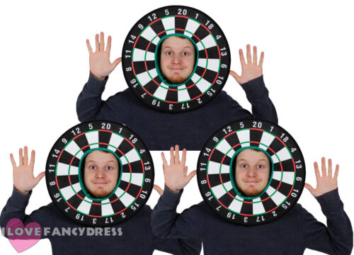 PACK OF DART BOARD HATS FUNNY NOVELTY DARTS FANCY DRESS COSTUME STAG HAT LOT