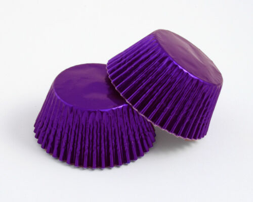 500 Violet métallisé FOIL Muffin cas Cupcake Cuisson cas vrac acheter