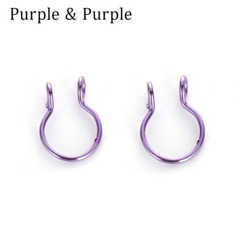 Women  No Piercing Needed Body Jewelry Faux Septum Fake Nose Ring Cilp On Hoop 