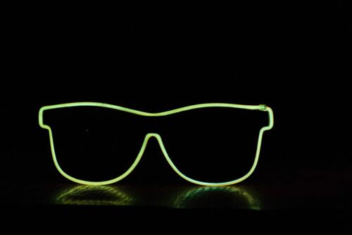 Pack of 50 wireless EL +5 FREE LED glasses and shades 