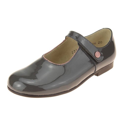 Start-rite Diana V Girls Grey Patent Shoe
