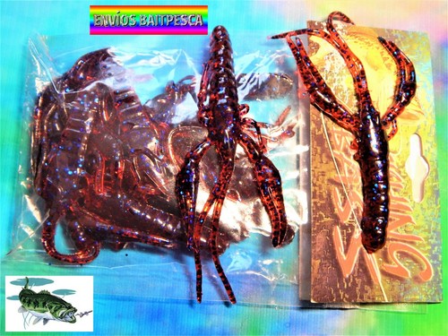 SAMA FISHING Cangrejos de vinilo Pesca Black Bass Lucio FISHING BASS