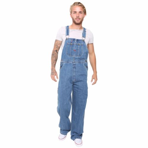 Men/'s Denim Dungarees Jeans Bib and Brace Overall Pro Heavy Duty Workwear Pants