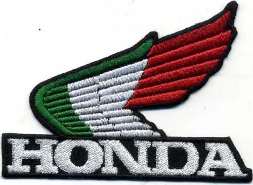 Toppa ricamata patch termoadesiva logo marchio HONDA ITALIA cm 9