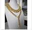 NEW round 38" AAA 7-8 MM SOUTH SEA NATURAL GOLD PEARL NECKLACE SILVER CLASP 
