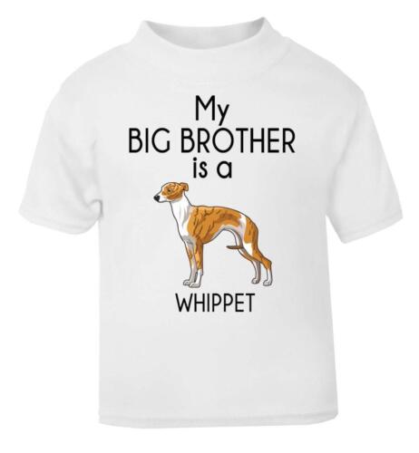 Baby T-Shirt Toddler Tee My Big Brother is a Whippet Toddler T-Shirt 