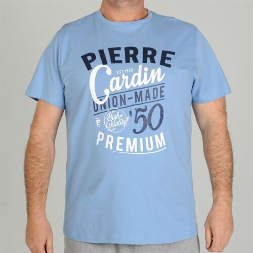 Pierre c applique t shirt homme 3XL-6XL exc qualité grande taille fit 49-62/"