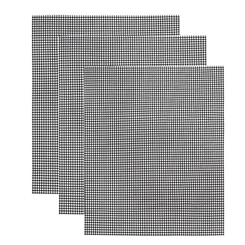 3Pcs BBQ Grill Matten Wiederverwendbare BBQ Mesh-Matte Teflon Grill Matte