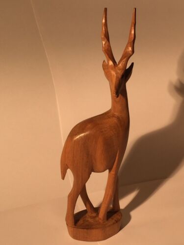 Hand Carved Kenyan Antelope Figurine