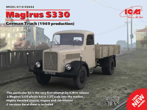 1949 Production # 35452 ICM 1//35 Magirus S330 German Truck