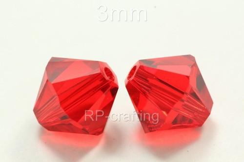 25 Autriche Bobine biconique perles cristal 6 mm pour Swarovski #5301//5328-U Choix Couleurs #AB63
