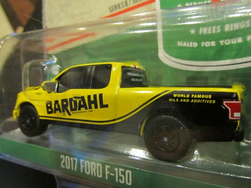 1//64 Greenlight BARDAHL 2017 Ford F-150 Pickup Truck Yellow Black Real Riders