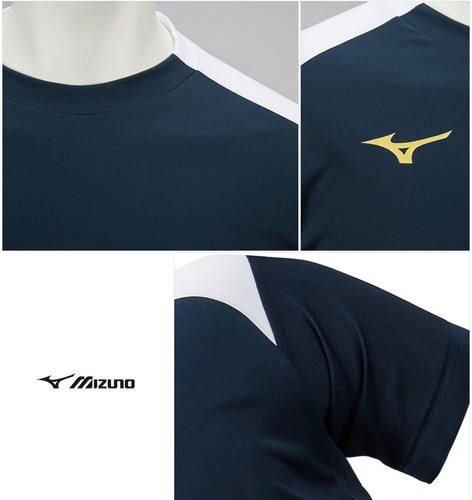 P2MA8K03 Running Soccer T-Shirt Jersey Top Mizuno Game Shirts S//S