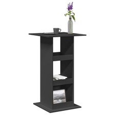 Mesa Alta Bar con Almacenaje Mesita Mueble de Cocina Mostrador Madera vidaXL