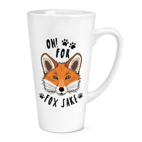 Lustig Sake Scherz Tiere Oh Für Fox Sake 483ml Groß Latte Becher Tasse 