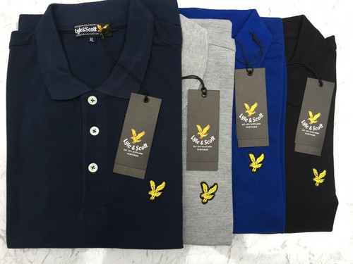 Lyle /& Scott Tipped Uomo Polo Manica Corta