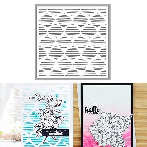 Various Designs Plastic Embossing Folders Template DIY Scrapbooking Cards Craft
