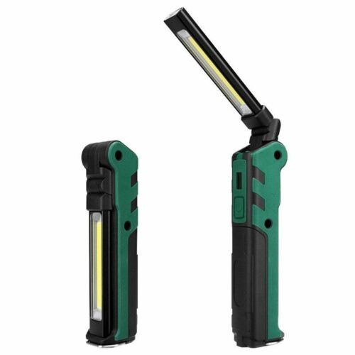 USB Rechargeable Working Light Flashlight Torch COB LED Lantern Magnet/Hook 