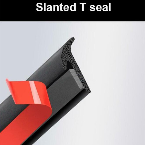 5m P Shape Car Door Boot Edge Protectors Trim Guard Seal Rubber Strip Black UK