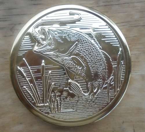 NEW//UNUSED COPENHAGEN LID FISH DESIGN NICE /"GOLD/" COLOR