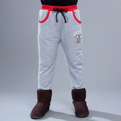 New 2019 Children Clothing Boys Winter Pants With Fleece Warm Long Trousers For