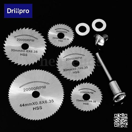 6X Sägeblatt HSS Kreissägeblatt Säge Set Kunststoff Weichmetall Holz für P