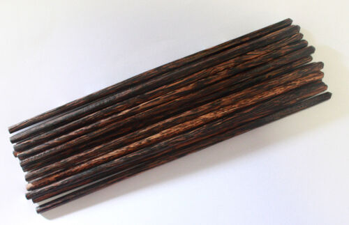 Classic Chopstick Japanese Handmade Coconut And Palm Wood 2 4 6 8 10 Pairs 9.50/"