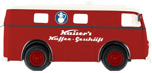 Brekina 58305 Elektro-Paketwagen /"Kaiser/'s Kaffee/" von Starline H0