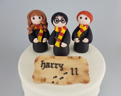 Harry Potter Cake Topper 3D Edible Hermione Ron Marauder/'s Map Age Name Magic