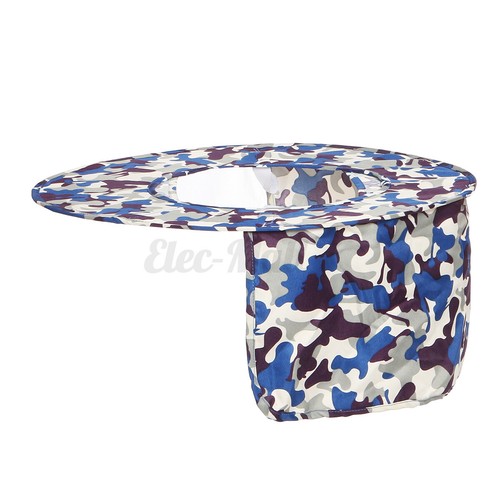 Hard Hat Helmet Full Brim Sun Shield Shade Head Neck Nape Sunscreen Polyester