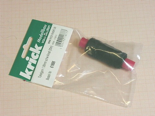 Garn 61886 Takelgarn Amati 1,00 mm Schwarz 20 m Segelgarn Zwirn Faden S-28