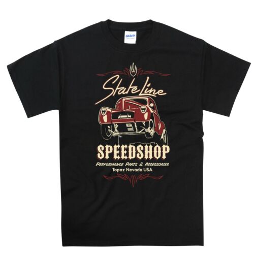 Hot Rod T Shirt Willy/'s Dragster State Line Speedshop Retro Vintage 50/'s Rocker