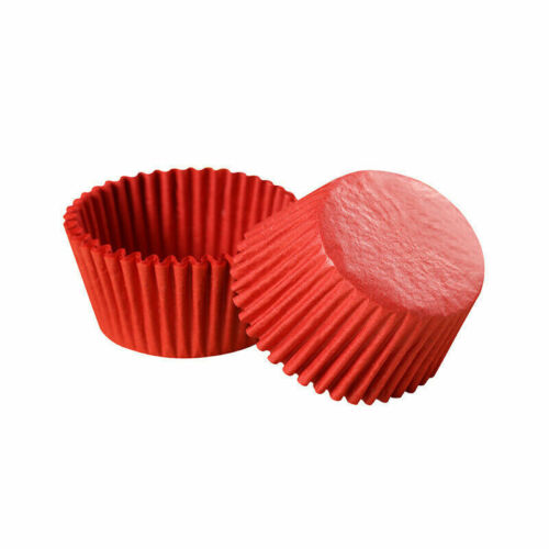 1000PCS Mini Chocalate Paper Baking Cases Liners Cupcake Muffin Cake Solid Color 